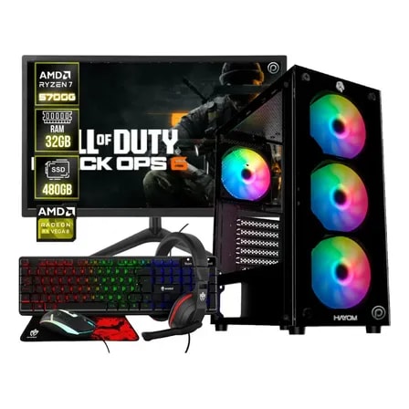 Imagem do Pc Gamer Pc Chrome Ryzen 7 Rapido E Completo Alto Desempenho 480 Gb 32 Gb Desempenho Elevado Para Jogos Atuais Trabalho E Estudos