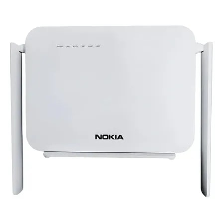 Imagem do Kit 10 Modem Ont Nokia G1425ga Dual Band 2 4 5ghz Usadas Branco