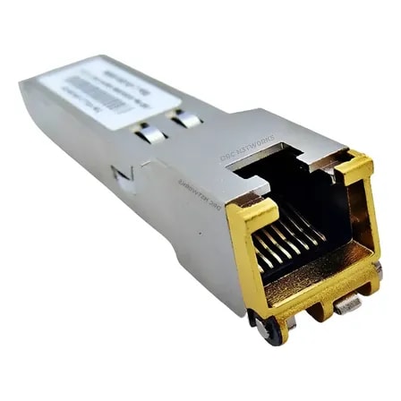 Imagem do Modulo Gbic Sfp Rj45 Compativel Mikrotik Ubiquiti Cisco Oem