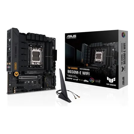 Imagem do Placa Mae Asus Tuf Gaming B650m E Wifi Am5 Matx Preto
