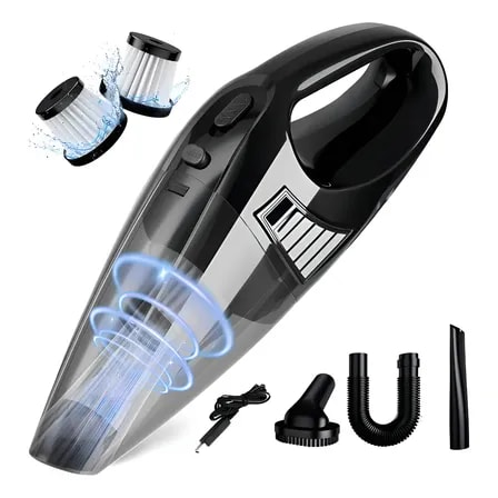 Imagem do Aspirador Po Portatil Acrensly 6000kpa Sem Fio Para Casa Preto 127 220v