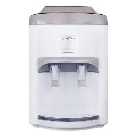 Imagem do Purificador De Agua Latina Pa355 Refrigeracao Por Compressor Branco E Fume 220v
