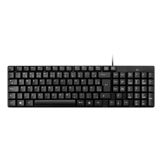 Imagem do Teclado Usb Multilaser Tc193bu Slim Basico Preto