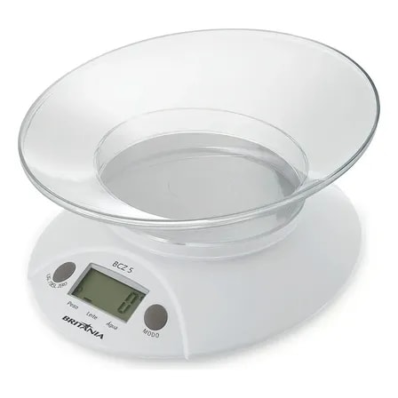 Imagem do Balanca Para Cozinha Britania Bcz5 Branco 5 Kg