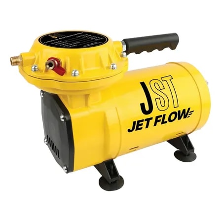 Imagem do Compressor De Ar Direto Portatil Jet Flow 1 2hp Bivolt Jst Amarelo 60hz 127 220v