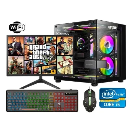Imagem do Pc Gamer Completo Pc Chrome Cpu Rapida Kit Gamer Ssd 480 Gb 16 Gb Computador Rapido Para Jogos Leves Home Office Estudo E Uso Diario