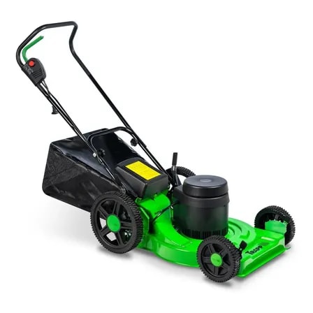 Imagem do Cortador Grama 2cv 2500w Roda Alta Recolhedor Rm 80e Trapp Cor Verde Preto 220v