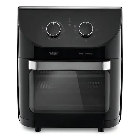 Imagem do Fritadeira Elerica Air Fryer Easy Oven 3 Em 1 Elgin 12 Litros 1800w Cor Preta Preto 127v