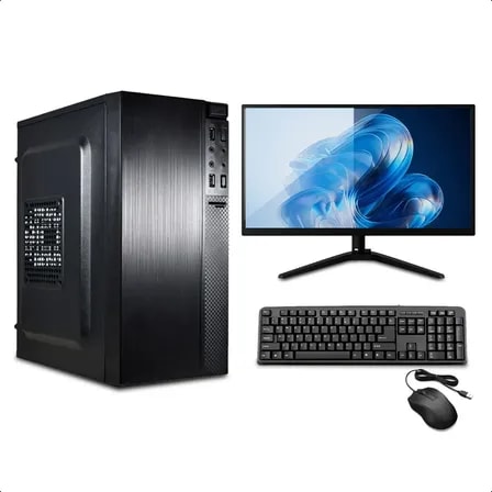 Imagem do Pc Cpu Desktop Completo I5 4a 8gb Ram Ssd 240gb Monitor 19 240 Gb 8 Gb Intel