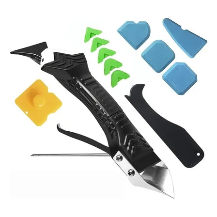 Imagem do Espatula Aplicar Rejunte E Raspador Silicone Velho 5 Em 1