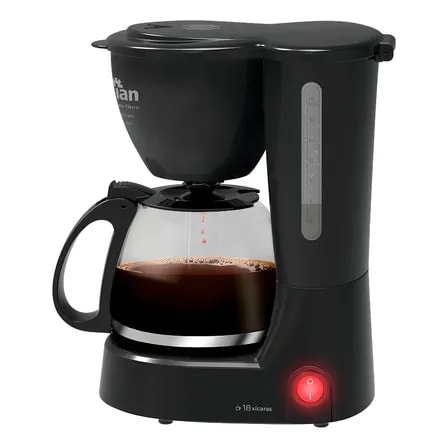Imagem do Cafeteira Eletrica 18 Xicaras 650w Preta Cf102 Kian Preto 220v