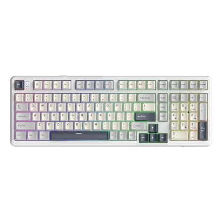 Imagem do Teclado Mecanico Sem Fio Attack Shark X98 Starlight White
