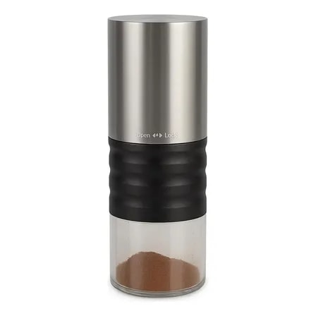 Imagem do Moedor De Cafe Eletrico Portatil Recarregavel Usb Pr Preto 127 220v