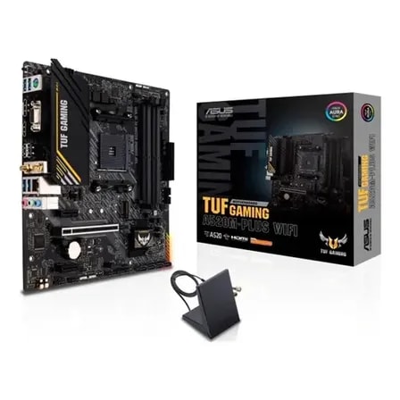 Imagem do Placa Mae Asus Tuf A520m Plus Wi Fi Amd Am4 Ryzen Preto