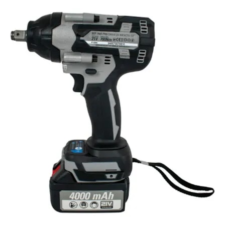 Imagem do Chave De Impacto Brushless 1 2 700nm 2 Baterias Sigma Sgt 7507 Pro Preto 21v