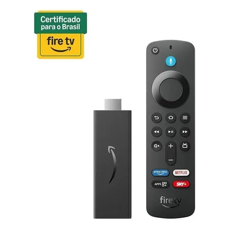 Imagem do Fire Tv Stick Hd Com Comandos Por Voz Amazon Preto De Voz