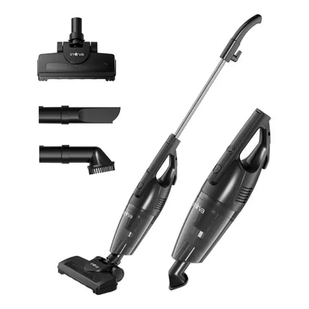 Imagem do Aspirador De Po Vertical Sem Fio 2 Em 1 Portatil Com Led Preto 127 220v