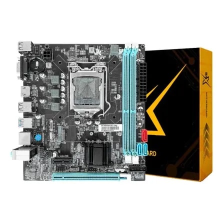 Imagem do Placa Mae Knup Intel Lga1155 B75 Ddr3 Micro Atx Gamer Preto G B75
