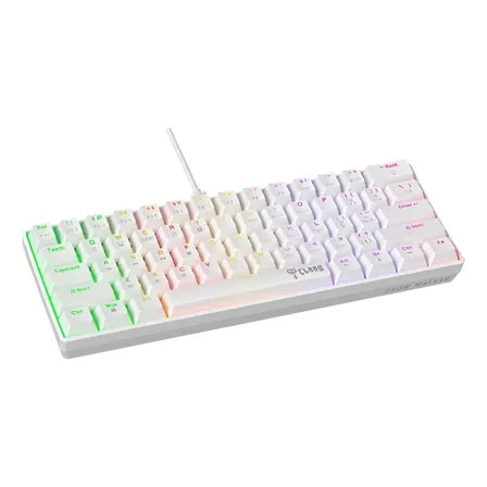 Imagem do Teclado Mecanico Snow Walker V2 Mecanico Branco Gamer 60