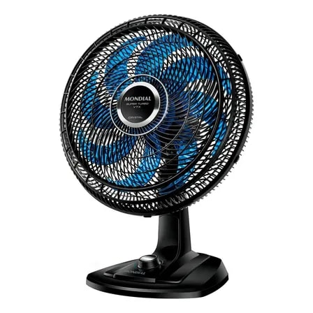 Imagem do Ventilador De Mesa Super Turbo 8 Pas Mondial 140w Vtx 40 Crystal 40 Cm Azul Turquesa 127v Azul Plastico