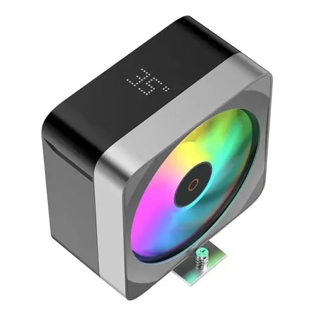Imagem do Air Cooler Ocypus Delta A40 Ex Visor Digital Argb Intel Amd Preto