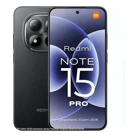 Imagem do Xiaomi Redmi Note 15 Pro 5g 512gb 12gb Ram Original Nfc Preto