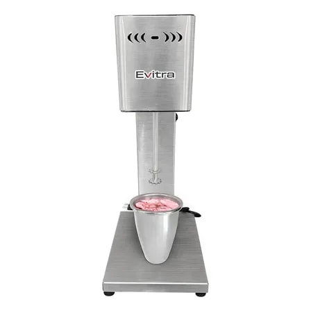 Imagem do Batedor Maquina De Milkshake Misturador 500w Em Inox De Sorvetes Poupas Doce Bebida Gelada Cremosa Vitaminas Para Gelaterias Sorveterias Prateado 127v 50 Hz 60hz