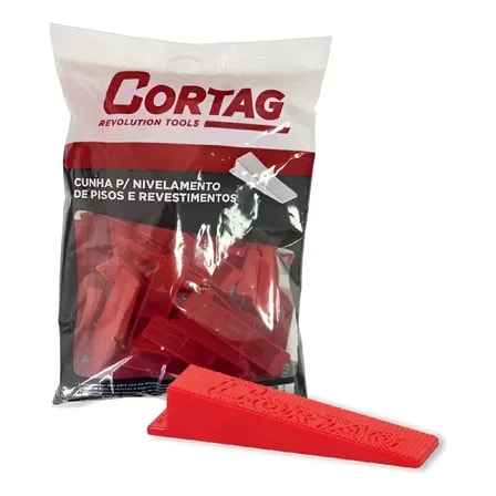 Imagem do Cunha Nivelamento 1000 Pcs Linha Tradicional E Smart Cortag Vermelho