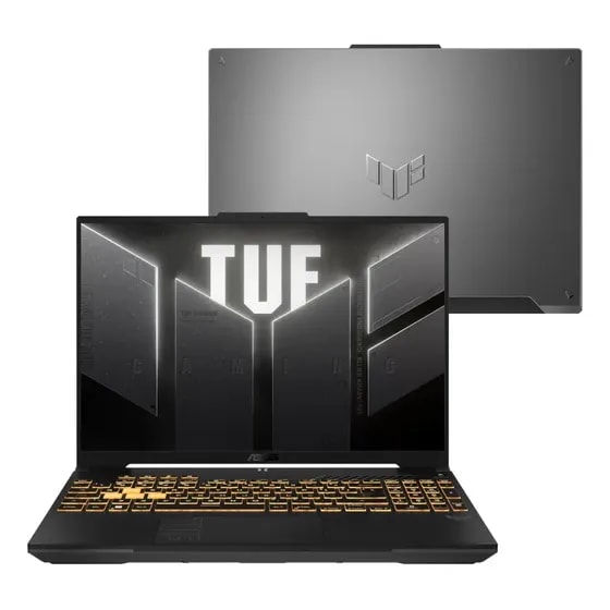 Imagem do Notebook Asus Tuf Gaming F16 Core 5 Nvidia Rtx 4050 16gb Ram 512gb Ssd Windows 11 Home Tela 16 Fhd Mecha Gray Fx607vu Rl053w