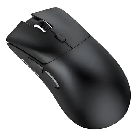 Imagem do Mouse Gamer Attack Shark R1 18000dpi Sem Fio Usb Bluetooth Preto