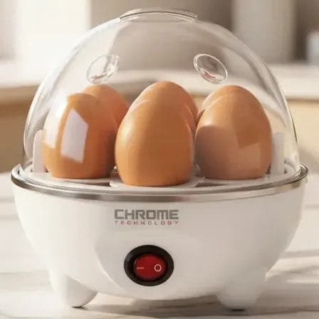 Imagem do Cozedor De Ovos Automatico Panela A Vapor Eletrica Legumes Eletrica Portatil Pratico Rapido 7 Ovos Em 5min