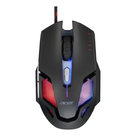Imagem do Mouse Gamer Acer Nitro 7200dpi 6 Botoes Led Nmw200 Preto
