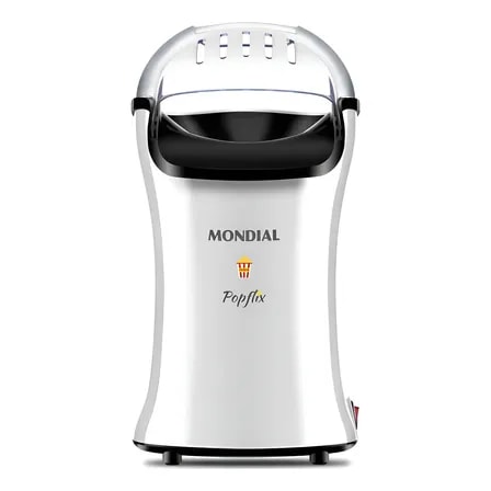 Imagem do Pipoqueira Sem Oleo Eletrica Popflix Branca Mondial Branco 127v