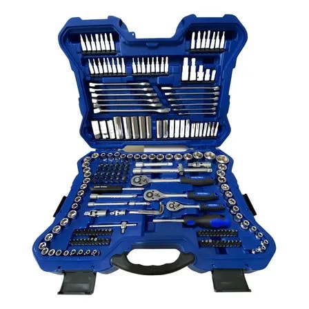 Imagem do Kit Jogo De Ferramentas Completo 214pcs 1 4 3 8 1 2 Crv
