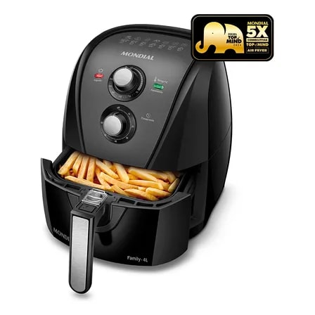 Imagem do Fritadeira Sem Oleo Air Fryer 4l Mondial 1500w Afn 40 Bft Preto 220v