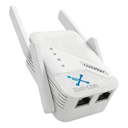 Imagem do Repetidor Dual Band Zux Link 1200mbps 4 Antenas Extensor