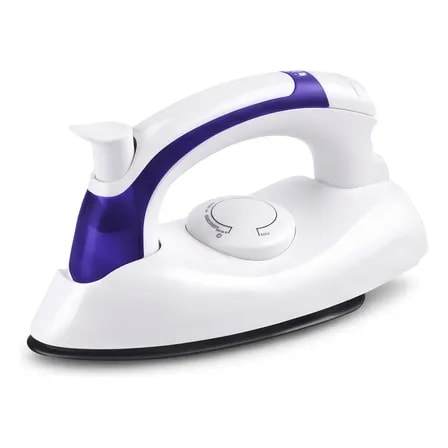 Imagem do Mini Ferro De Passar A Vapor Portatil Compacto Viagem 110v Azul 127 220v