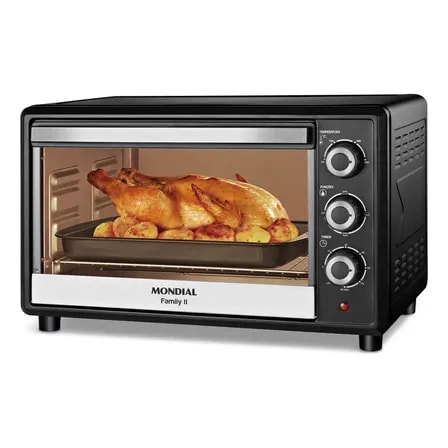 Imagem do Forno Eletrico 42l Family Ii Mondial 1600w Fr 42 127v Preto