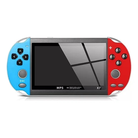 Imagem do Maquinas Portateis De Videogame Para Adultos E Criancas X7 Cor Azul Vermelho