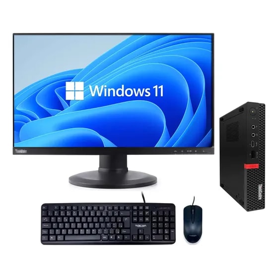 Imagem do Cpu Lenovo Mini Core I3 9ger 8gb 240ssd Win11 Monitor 22