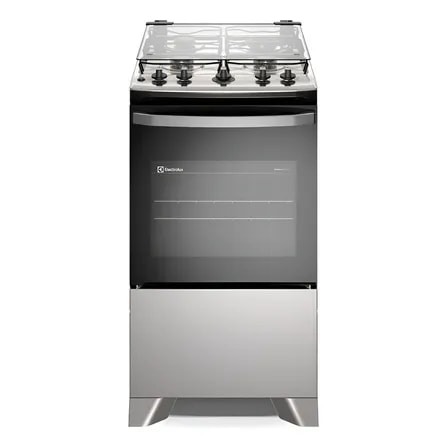 Imagem do Fogao 4 Bocas Electrolux Cinza Mesa Inox Perfectcook Fe4ig Prateado 127 220v