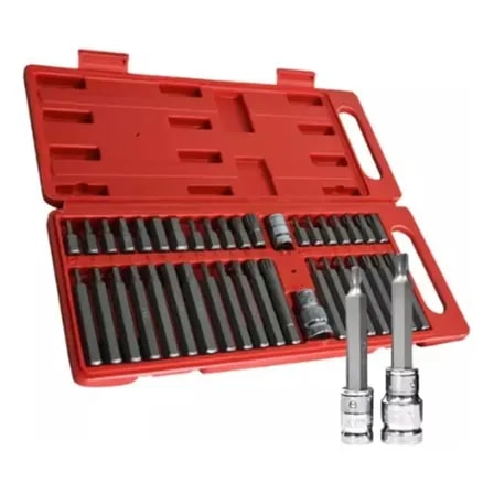 Imagem do Jogo De Ferramenta Bits Allen Multidentada Torx Profissional