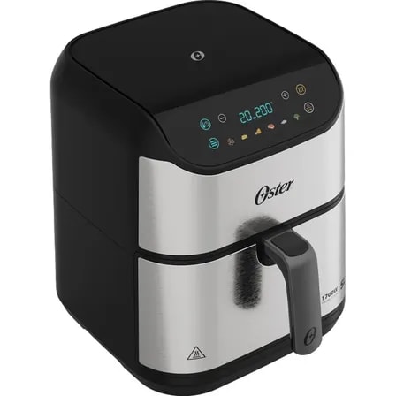 Imagem do Fritadeira Digital Inox Oster 5l Com Painel Touch Cor Prateado