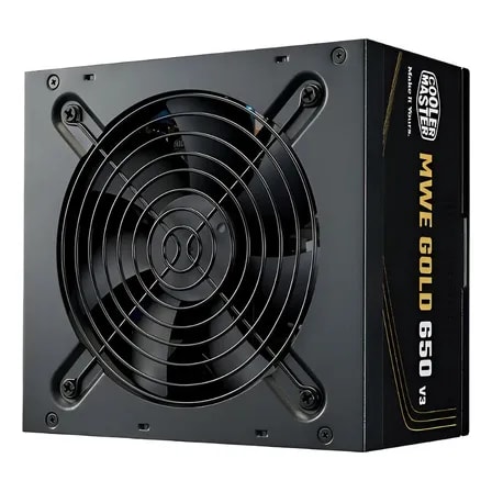Imagem do Fonte Cooler Master Mwe Gold 650 V3 650w Atx 3 1 80 Plus Preto