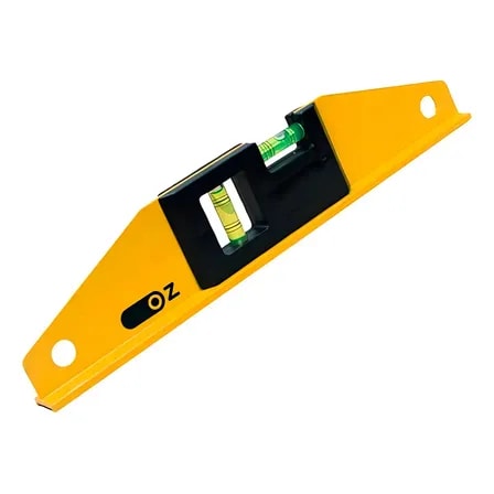 Imagem do Nivel De Aluminio Base Magnetica Oz 12 30cm De Mao Ima Cor Amarela