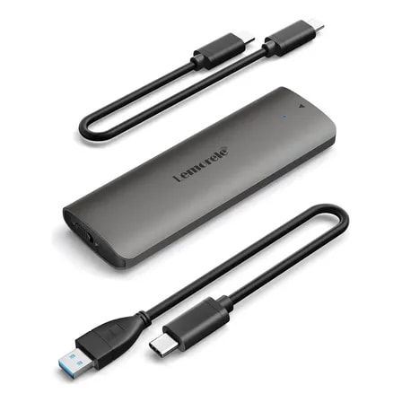 Imagem do Lemorele Usb C Type C 3 1 Gen 2 Hard Drive Enclosure Ssd Cinza