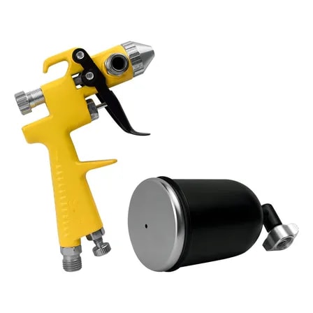 Imagem do Pistola De Pintura Gravidade Epm Tools K3 0 5mm 150ml Amarelo 127 220v