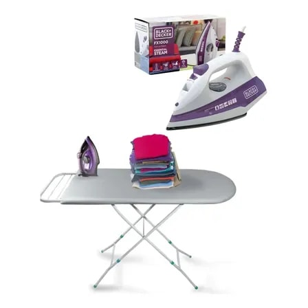Imagem do Kit Ferro Vapor Black Decker 127 V Tabua Passar Roupa 127v