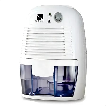 Imagem do Desumidificador Eletrico Bivolt Portatil Antimofo 500ml Branco 127 220v