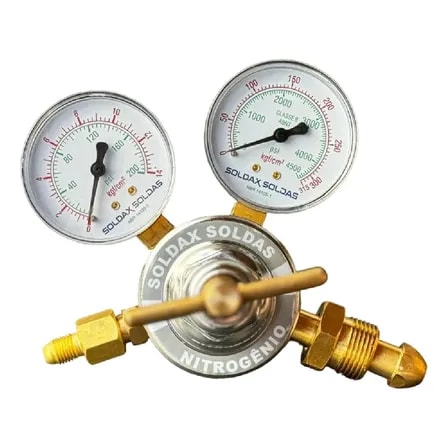 Imagem do Valvula Reguladora De Pressao Nitrogenio Adaptdor Manifold